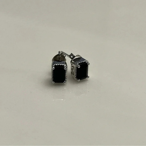 Simply Vera Vera Wang Jewelry - SIMPLY VERA VERA WANG 925 SAI Rectangle STERLING SILVER STUD EARRINGS